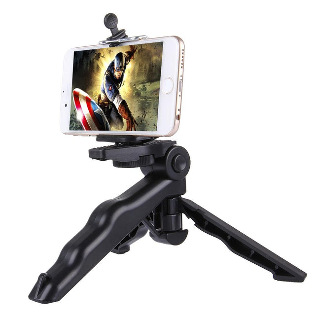 Grip Folding Tripod Mount For Gopro And Xiaoyi Action Cameras