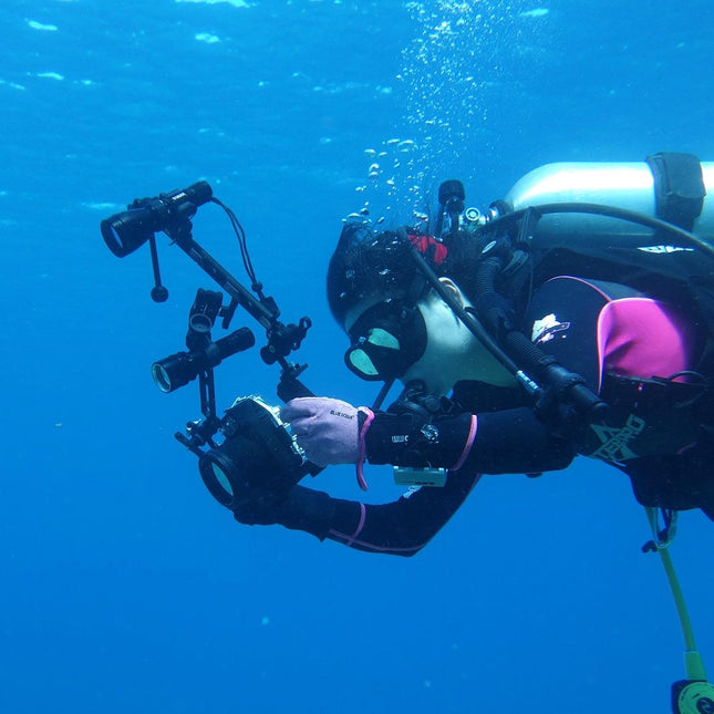 Aluminum Dual Handheld Selfie Monopod For Gopro Hero 12