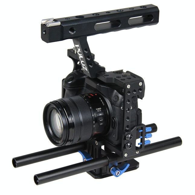 Sony A7 / A7S / A7R Camera Cage Stabilizer With Handle - Blue