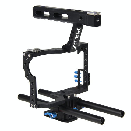 Sony A7 / A7S / A7R Camera Cage Stabilizer With Handle - Blue