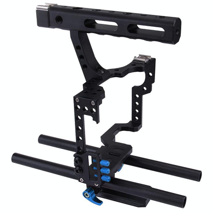 Sony A7 / A7S / A7R Camera Cage Stabilizer With Handle - Blue
