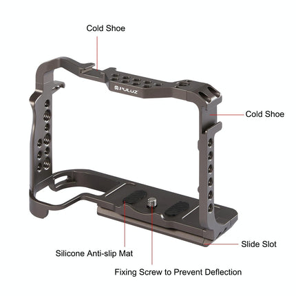 Canon Eos R5 / R6 Video Camera Cage Stabilizer - Handleless Bronze