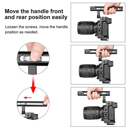 Filmmaking Rig With Handle For Nikon Z6 / Z7 - Black Cage