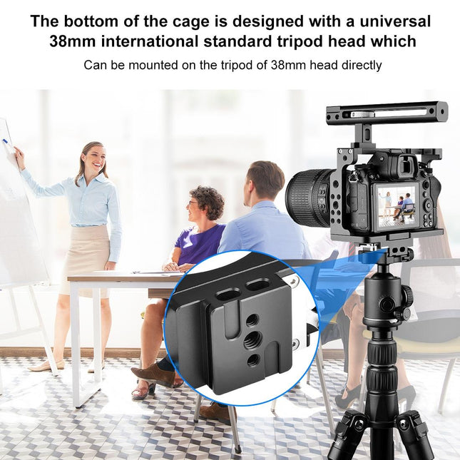 Filmmaking Rig With Handle For Nikon Z6 / Z7 - Black Cage