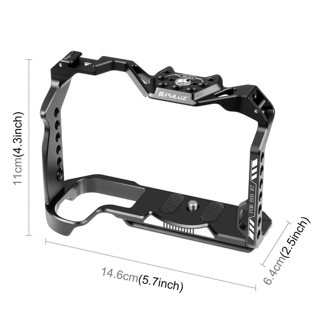 Metal Camera Cage For Canon Eos R7 Stabilizer Rig - Black