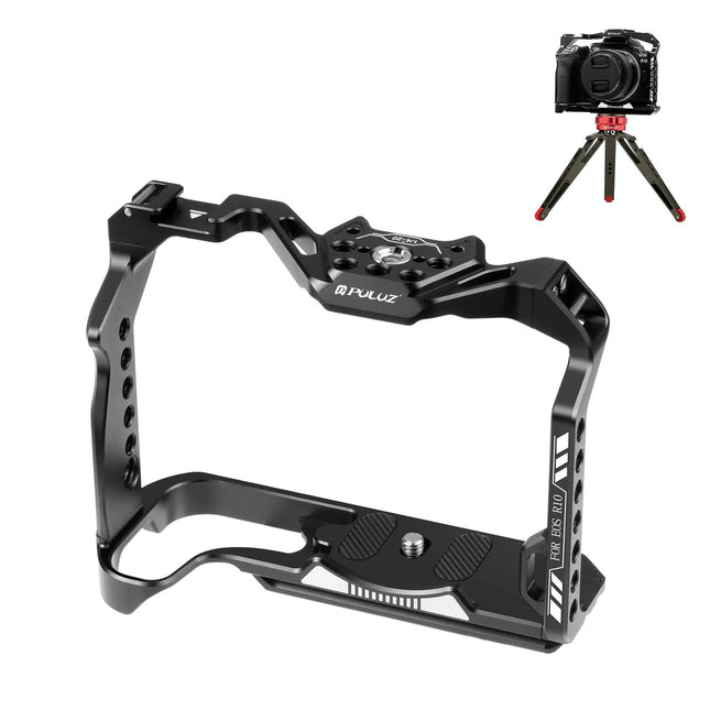 Metal Camera Cage For Canon Eos R10 Stabilizer Rig - Black