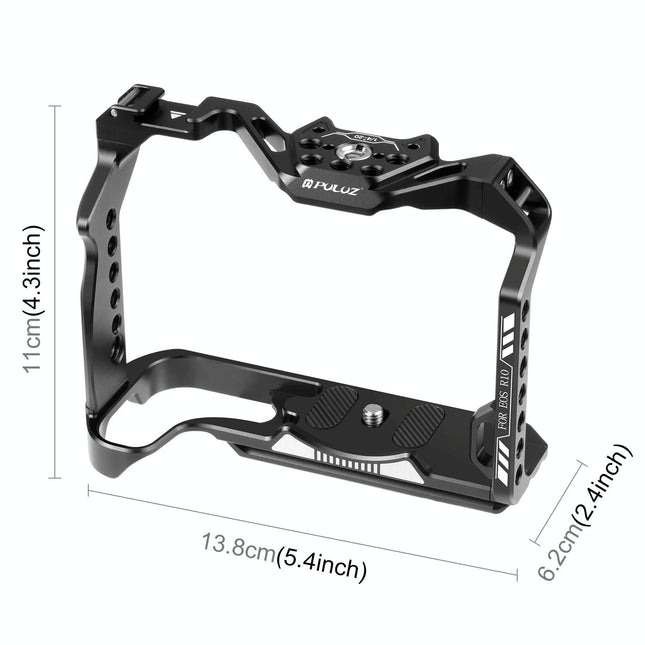 Metal Camera Cage For Canon Eos R10 Stabilizer Rig - Black