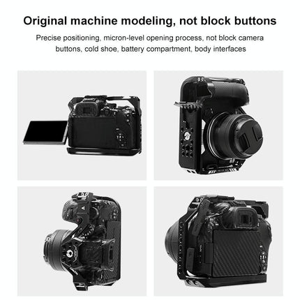 Metal Camera Cage For Canon Eos R10 Stabilizer Rig - Black