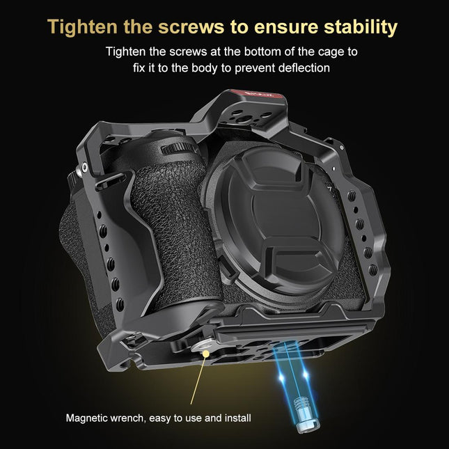 Metal Camera Cage For Nikon Z6Iii / Z6Ii - Stabilizer Rig Black