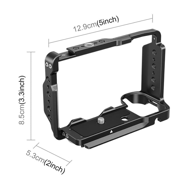 Sony Zv-E10 Ii Camera Cage Stabilizer - Black Metal