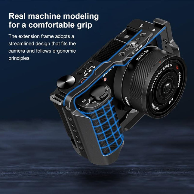 Sony Zv-E10 Ii Camera Cage Stabilizer - Black Metal