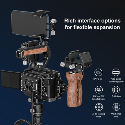 Sony Zv-E10 Ii Camera Cage Stabilizer - Black Metal