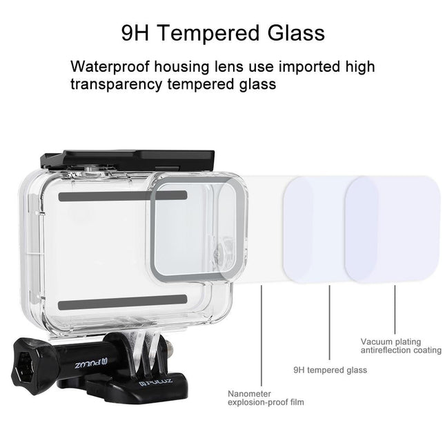 Waterproof Diving Case For Gopro Hero8 - 60M Depth