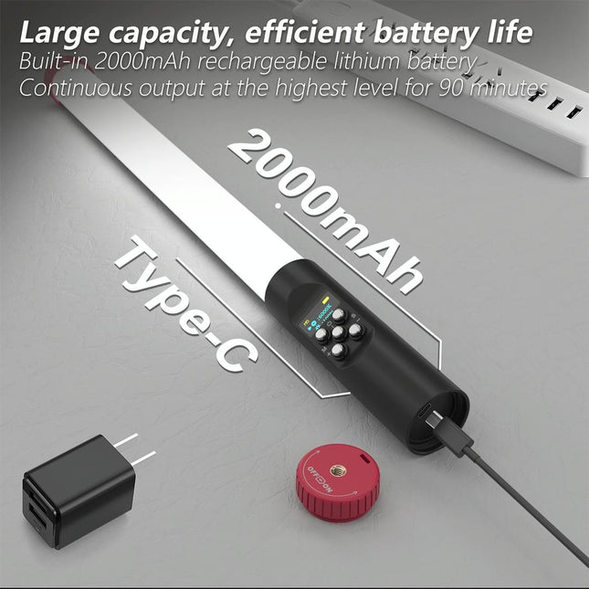 Waterproof Handheld Light Stick With Remote Control - 114 Leds