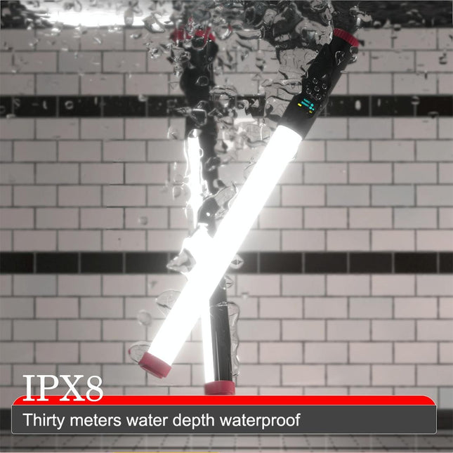 Waterproof Handheld Light Stick With Remote Control - 114 Leds