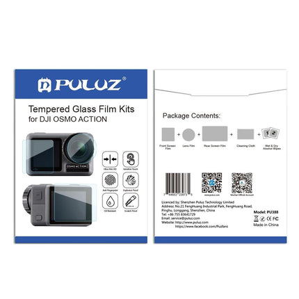 9H Tempered Glass Film For Dji Action Lens And Lcd Display
