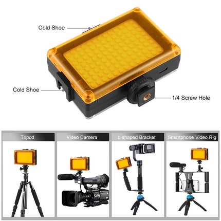 1800Lm Led Studio Light For Vlogging & Photography With Magnet Filters - Canon / Nikon Dslr
