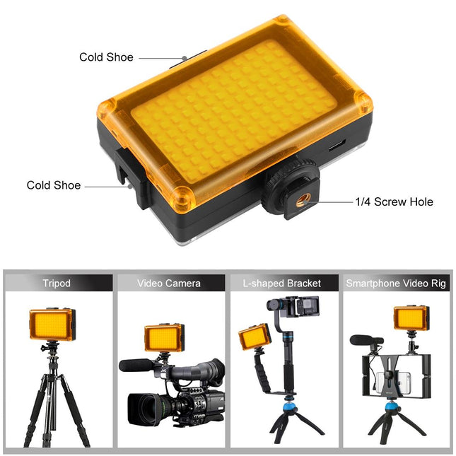 1800Lm Led Studio Light For Vlogging & Photography With Magnet Filters - Canon / Nikon Dslr