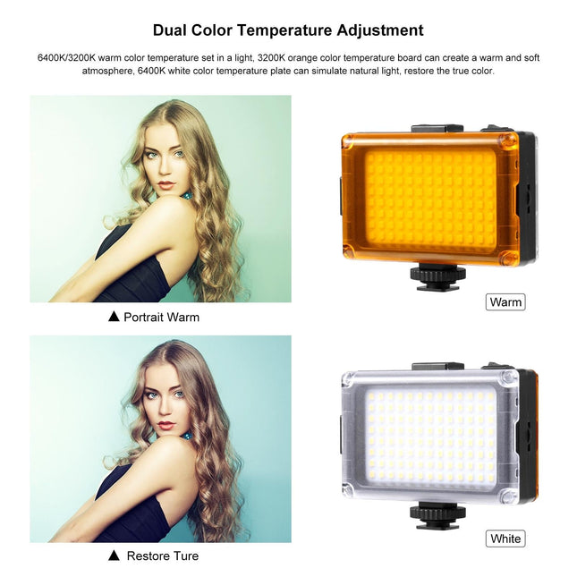 1800Lm Led Studio Light For Vlogging & Photography With Magnet Filters - Canon / Nikon Dslr