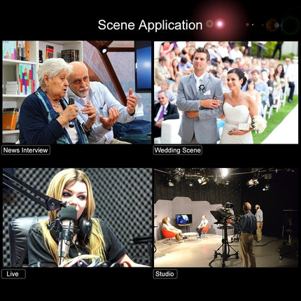 1800Lm Led Studio Light For Vlogging & Photography With Magnet Filters - Canon / Nikon Dslr