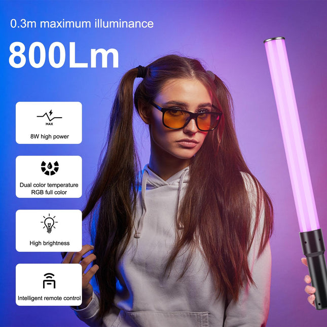 Handheld Rgb Fill Light With 144 Leds