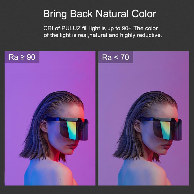 Rgb Handheld Stick Light With 190 Leds And Barndoor