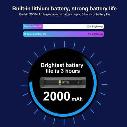 17Cm Handheld Rgb Magnetic Led Fill Light Stick - Full Colour