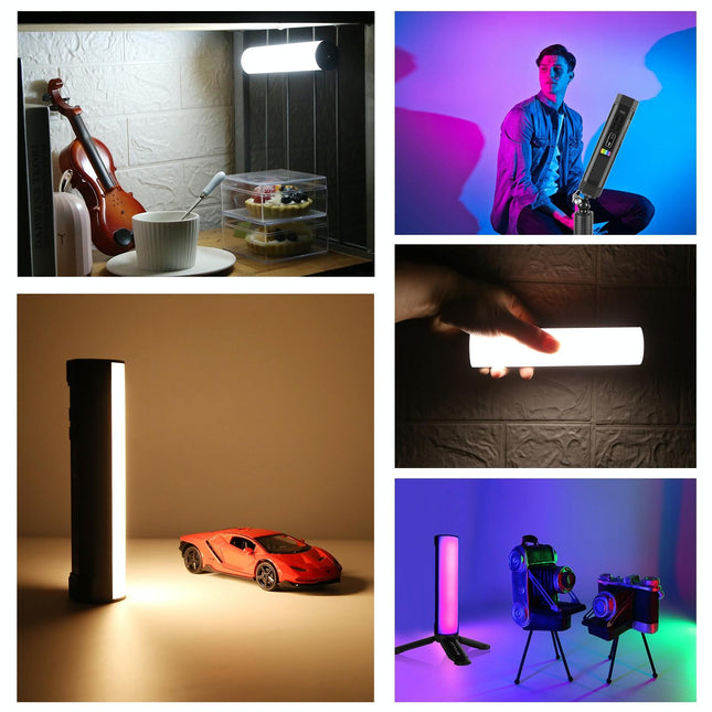 17Cm Handheld Rgb Magnetic Led Fill Light Stick - Full Colour