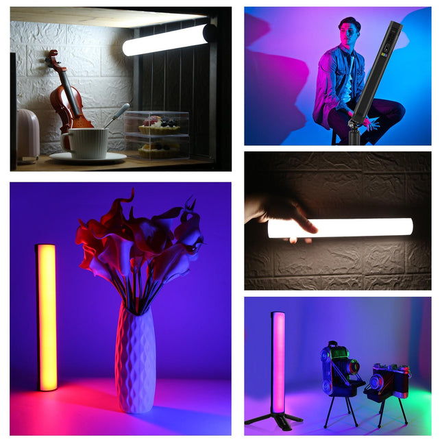 30Cm Handheld Rgb Magnetic Led Fill Light Stick - Full Colour