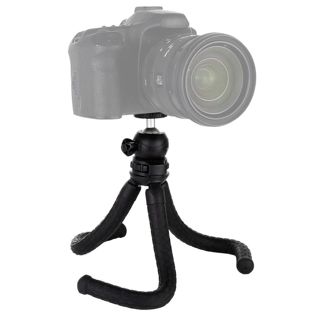 Flexible Mini Octopus Tripod With Ball Head For Slr Cameras Gopro And Cellphones - 30Cmx5Cm