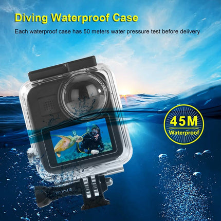 Waterproof Diving Case For Gopro Max - 45M Depth