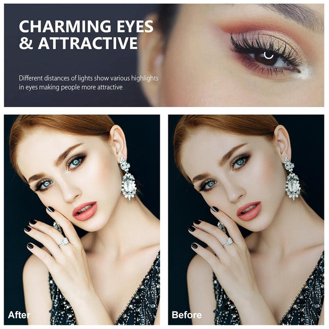 Curved Usb Led Ring Light For Selfie Beauty And Vlogging