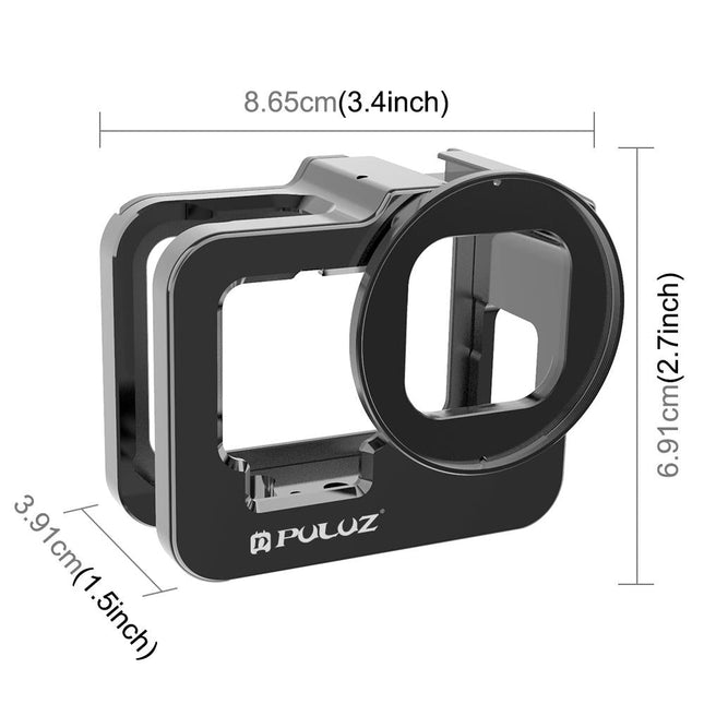 Thicken Housing Shell With Insurance Frame And Uv Lens For Gopro Hero