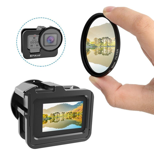 Thicken Housing Shell With Insurance Frame And Uv Lens For Gopro Hero