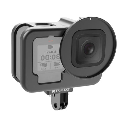 Aluminum Protective Cage For Gopro Hero With Uv Lens And Insurance Frame