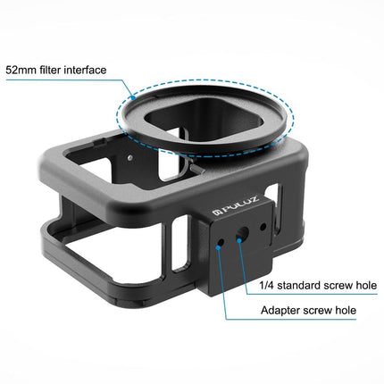 Aluminum Protective Cage For Gopro Hero With Uv Lens And Insurance Frame