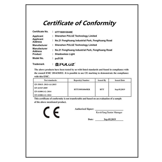 20Cm Led Light Pad For Photo Studio Box - Shadowless