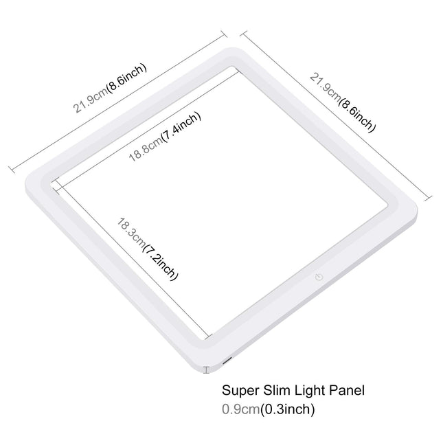 20Cm Led Light Pad For Photo Studio Box - Shadowless