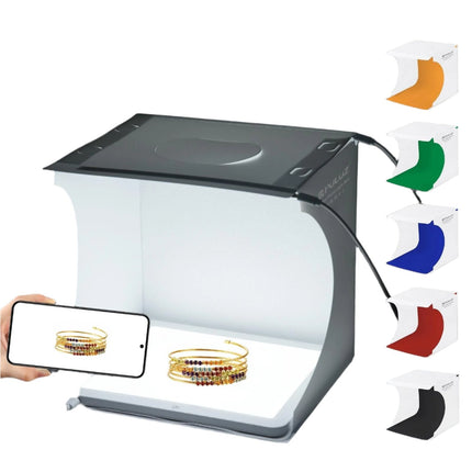 20X20Cm Mini Led Studio Light Panel & Shadowless Tent Box For Photography