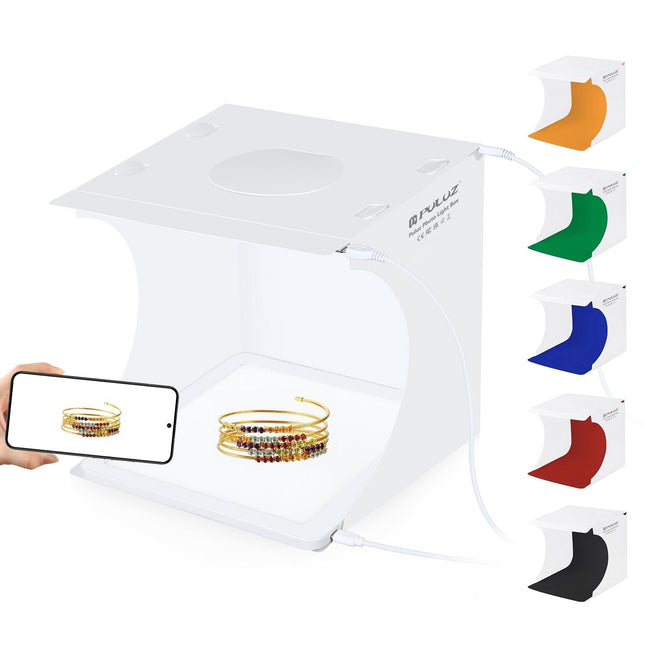 20X20Cm Mini Led Studio Light Panel & Shadowless Tent Box For Photography