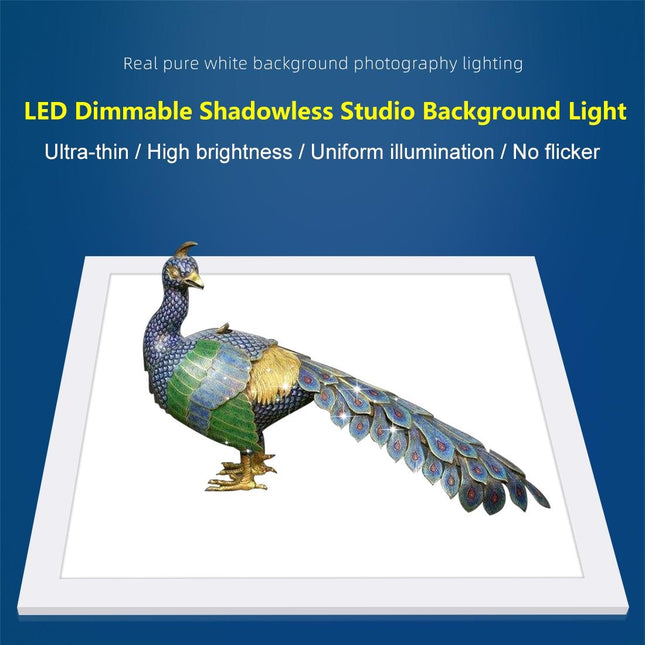 1000Lm Led Photography Light Panel With Switch - 38Cm Metal No Polar Dimming - 33.3Cm X 33.3Cm Effective Area