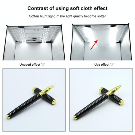 40Cm Studio Tent Light Panel - 15W 1200Lm 32 Smd 5730 5500K Aluminum Base