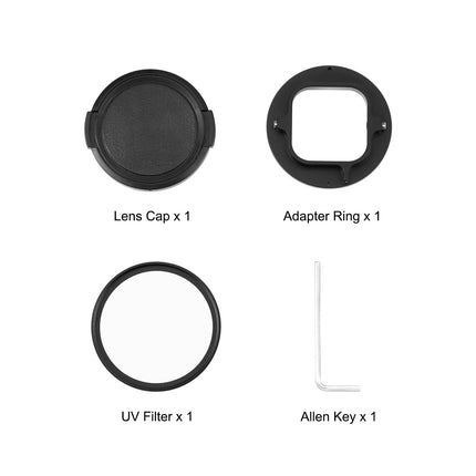 Gopro Compatible 52Mm Uv Filter With Adapter Ring