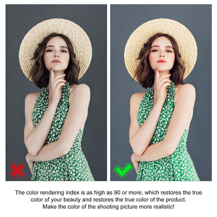 5W 64Led Fill Light For Camera / Camcorder - Black