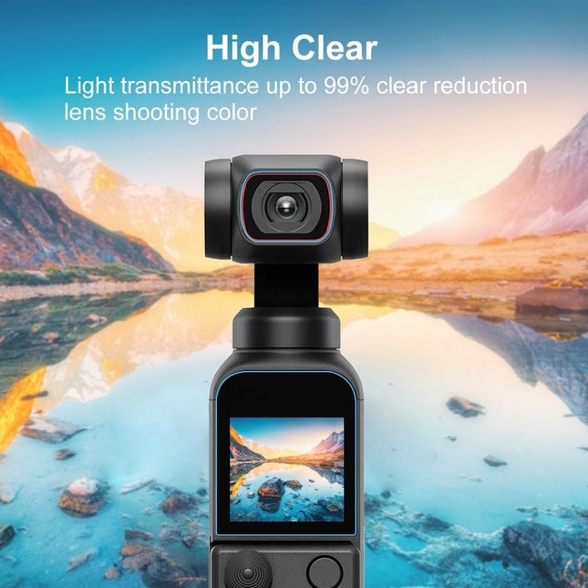 Tempered Glass Lens Protector For Dji Pocket 2 - 9H 2.5D Hd