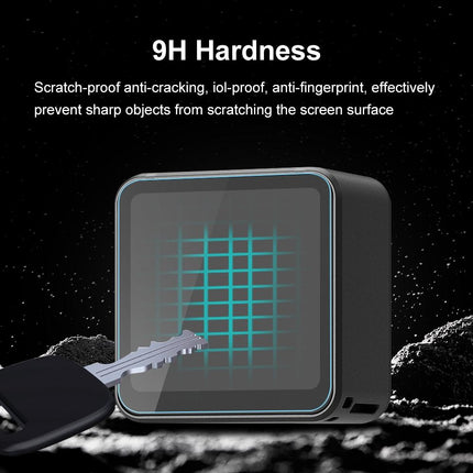 9H Tempered Glass Film For Dji Action 2 - 3-In-1 Lens With Front And Back Lcd Display