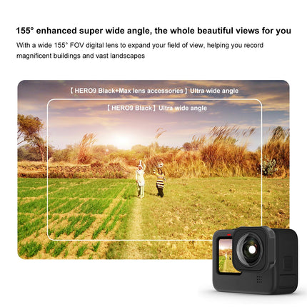 Max Lens Mod Wide Angle Lens For Gopro Hero 9 / 10 / 11