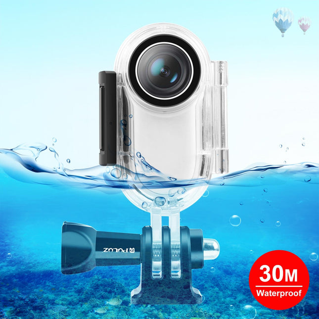 Waterproof Housing For Insta360 Go 2 With Base Adapter - 30M Depth