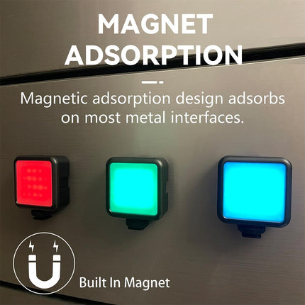 Handheld Camera Led Light - Full Colour Beauty Fill - Black