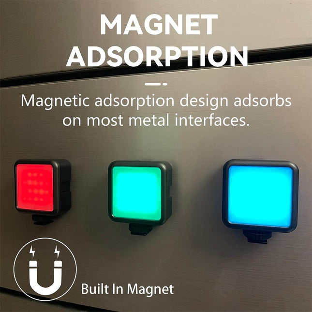 Handheld Camera Led Light - Full Colour Beauty Fill - Black